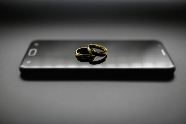 Wedding Rings and Mobile Phone