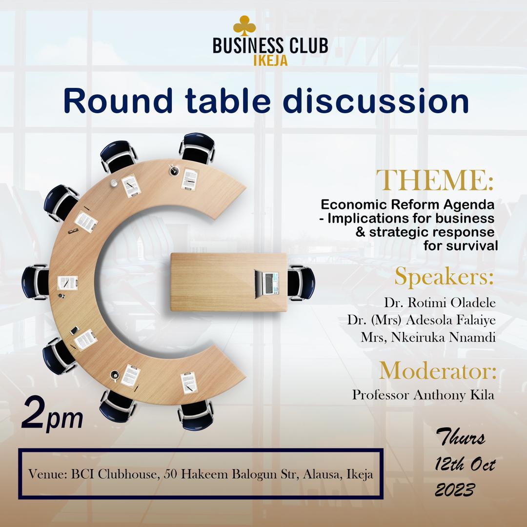 Business Club Ikeja Roundtable