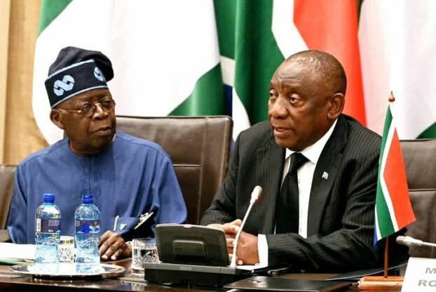 Bola Tinubu and Cyril Ramaphosa