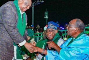 Yakubu Gowon and Segun Obasanjo